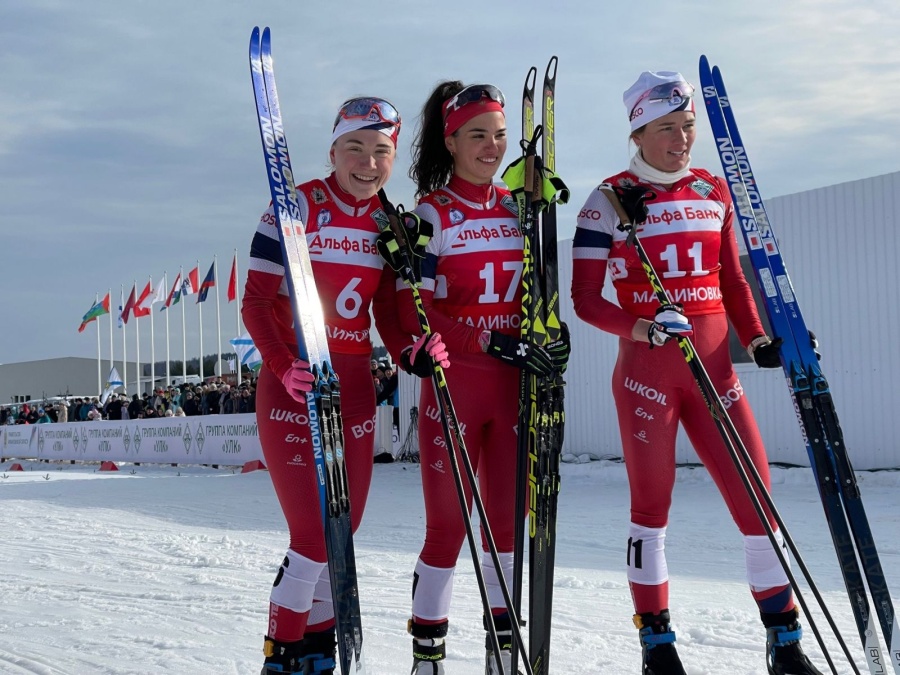 Вероника Степанова - чемпионка России в спринте свободным стилем.