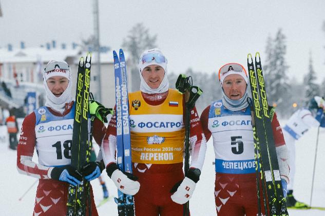  Сергей Ардашев выигрывает скиатлон на пятом этапе ФосАгро Кубок России!